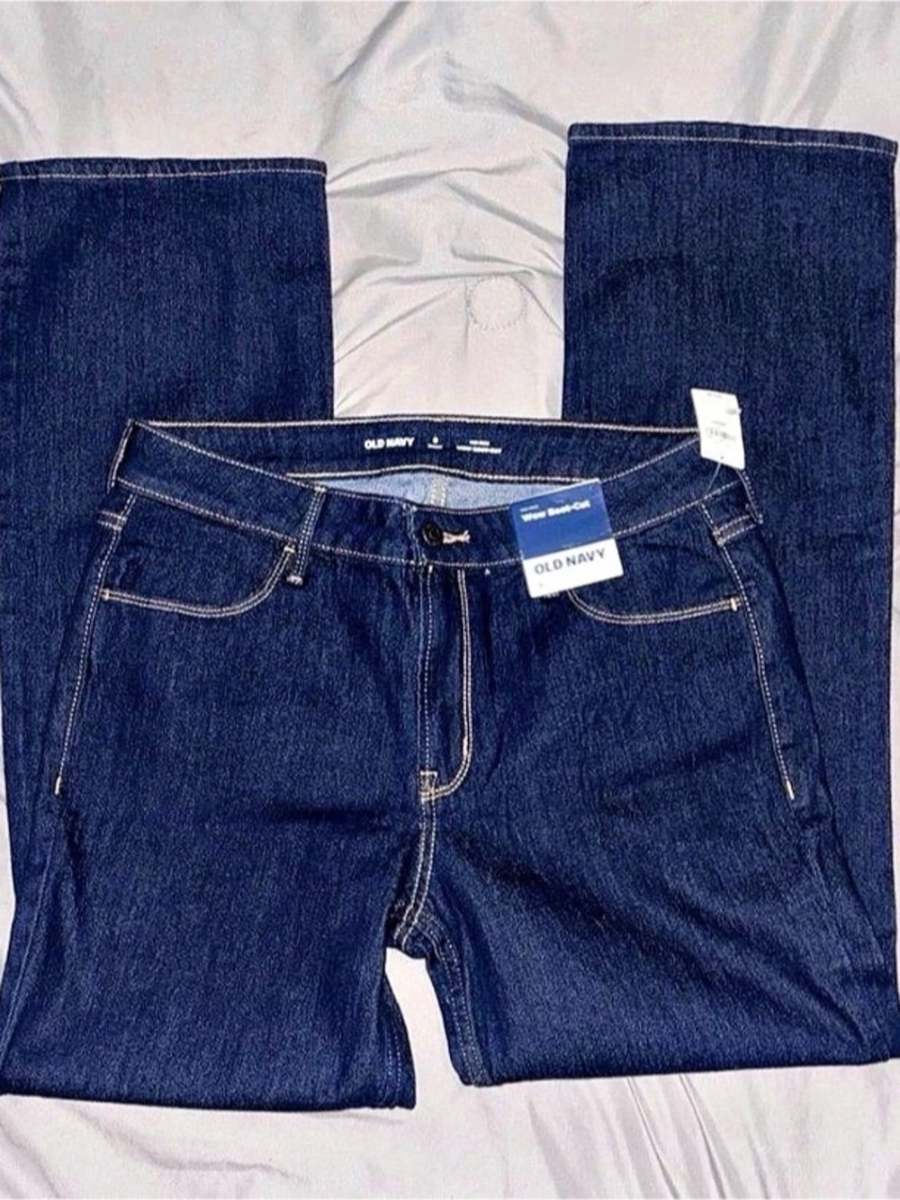 Old Navy Mid-Rise Wow Boot-Cut Jeans Blue Size 8 Short NWT